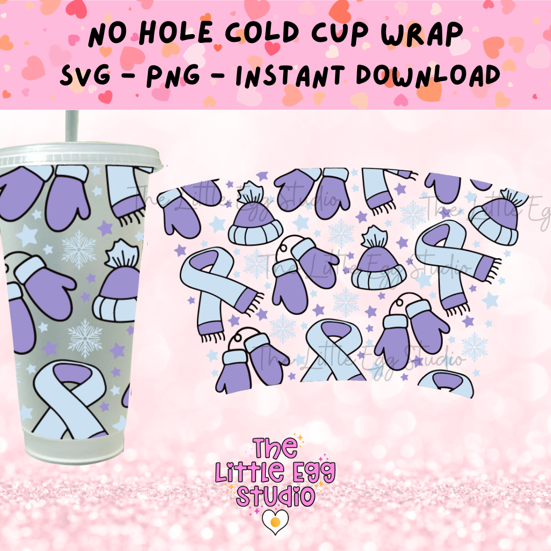 Winter Wear Cold Cup SVG