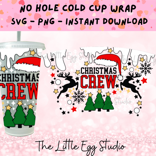 Christmas Crew Cold Cup SVG