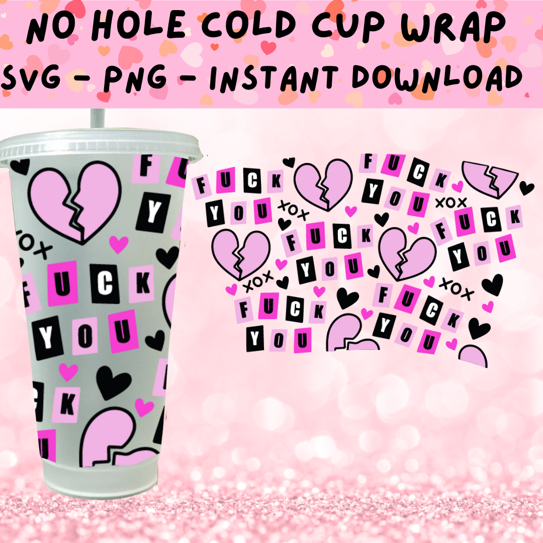 F*ck You Cold Cup SVG