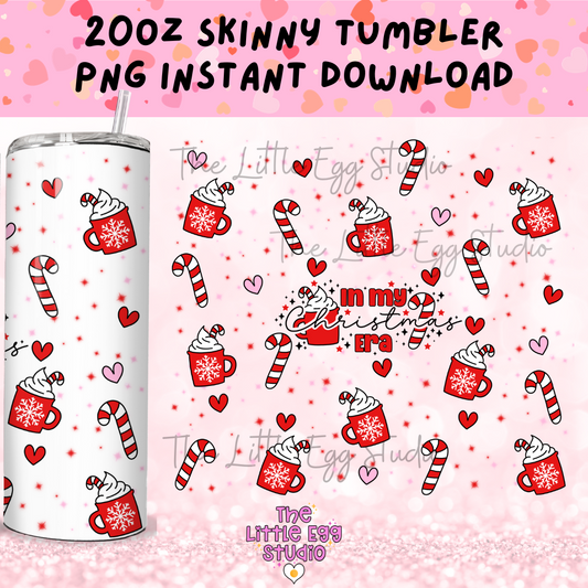 In My Christmas Era Skinny Tumbler PNG