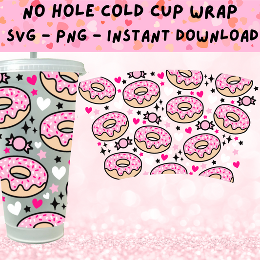 Donut Cold Cup SVG