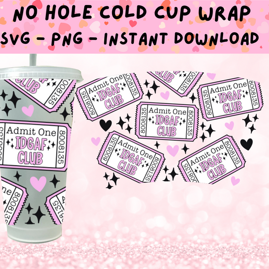 IDGAF Club Cold Cup SVG