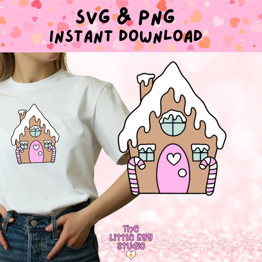 Gingerbread House SVG & PNG