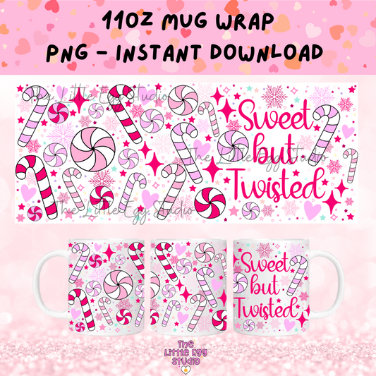 Sweet But Twisted Mug PNG