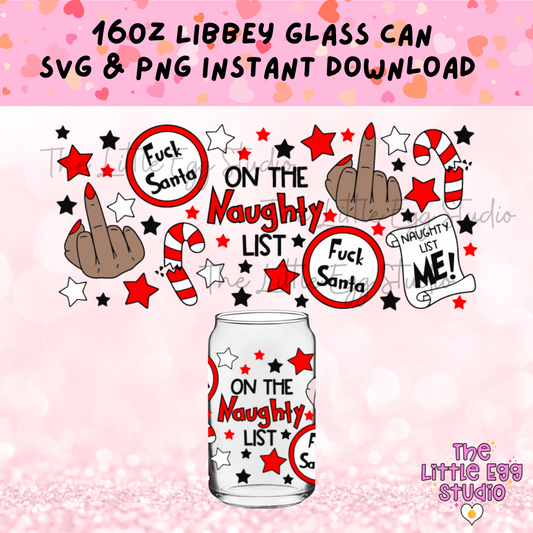 Naughty List Libbey SVG