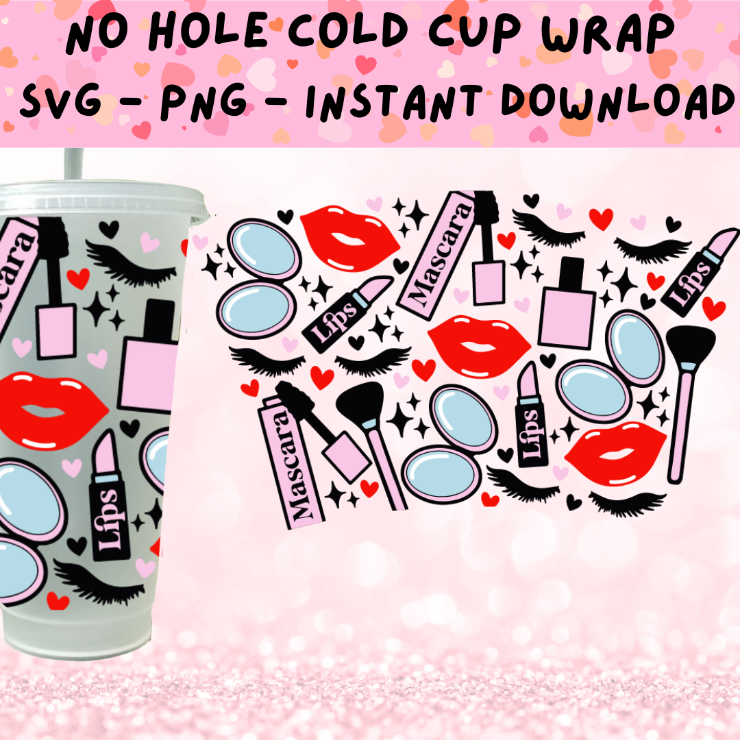 Make Up Cold Cup SVG