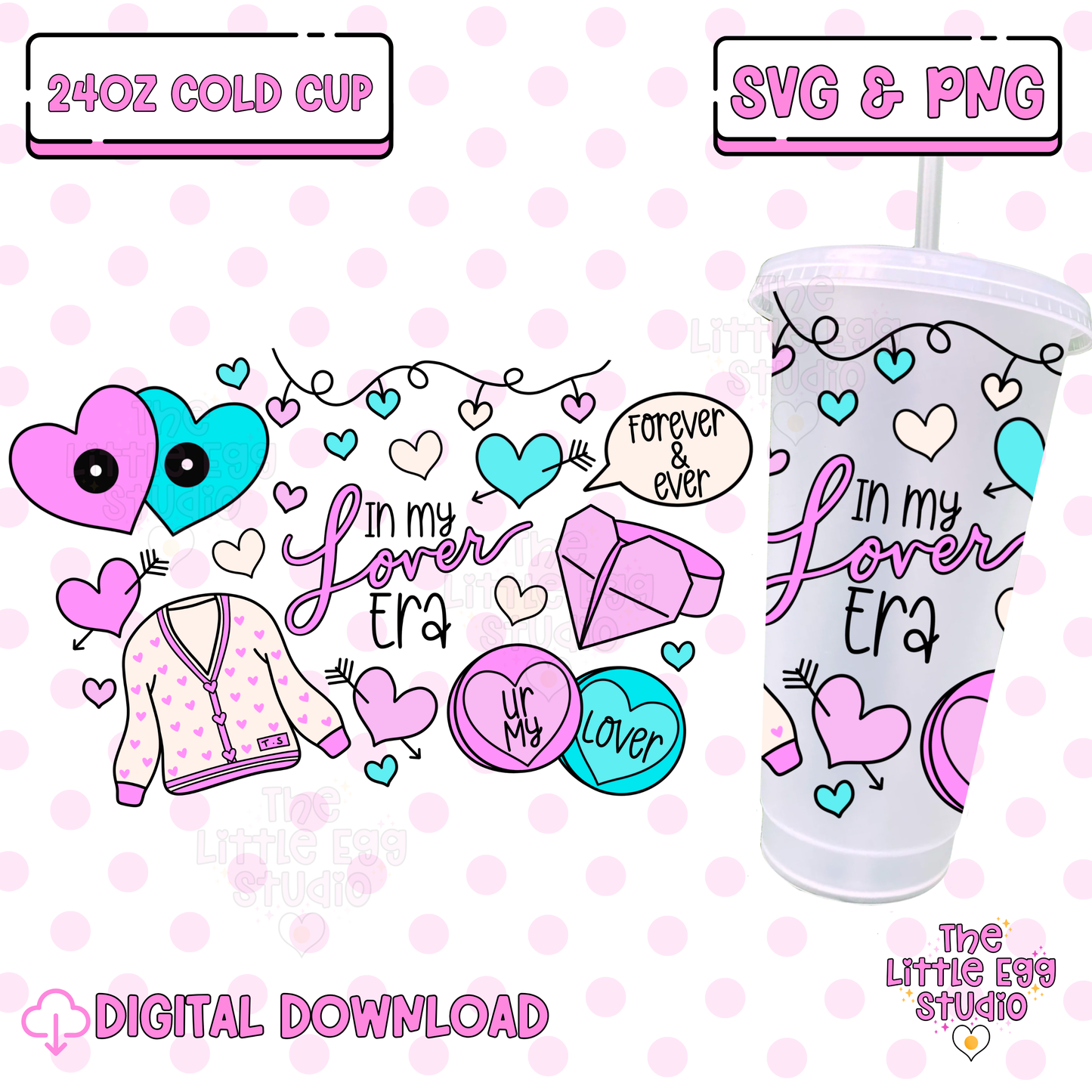 Lover Era Cold Cup SVG