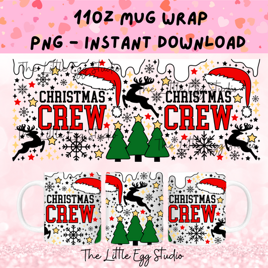 Christmas Crew Mug PNG