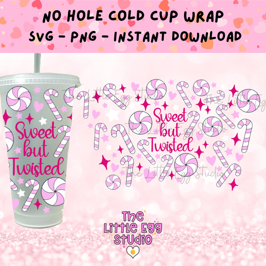 Sweet But Twisted Cold Cup SVG