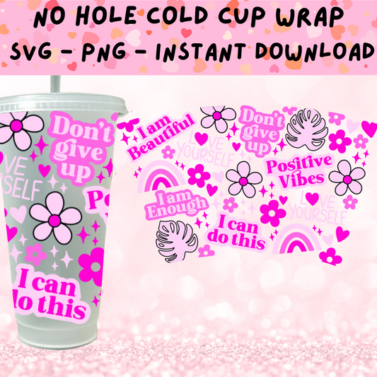 Positivity Cold Cup SVG