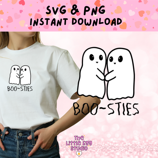 Ghost Besties SVG & PNG