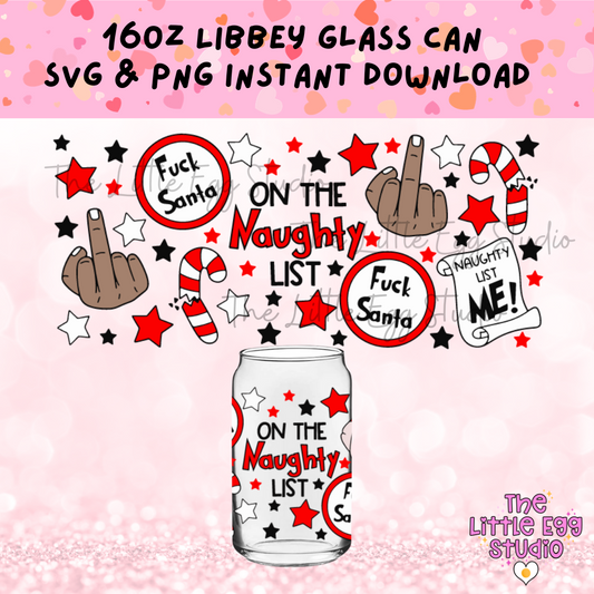 Naughty List Libbey SVG