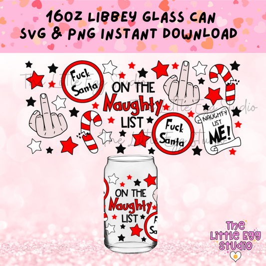 Naughty List Libbey SVG