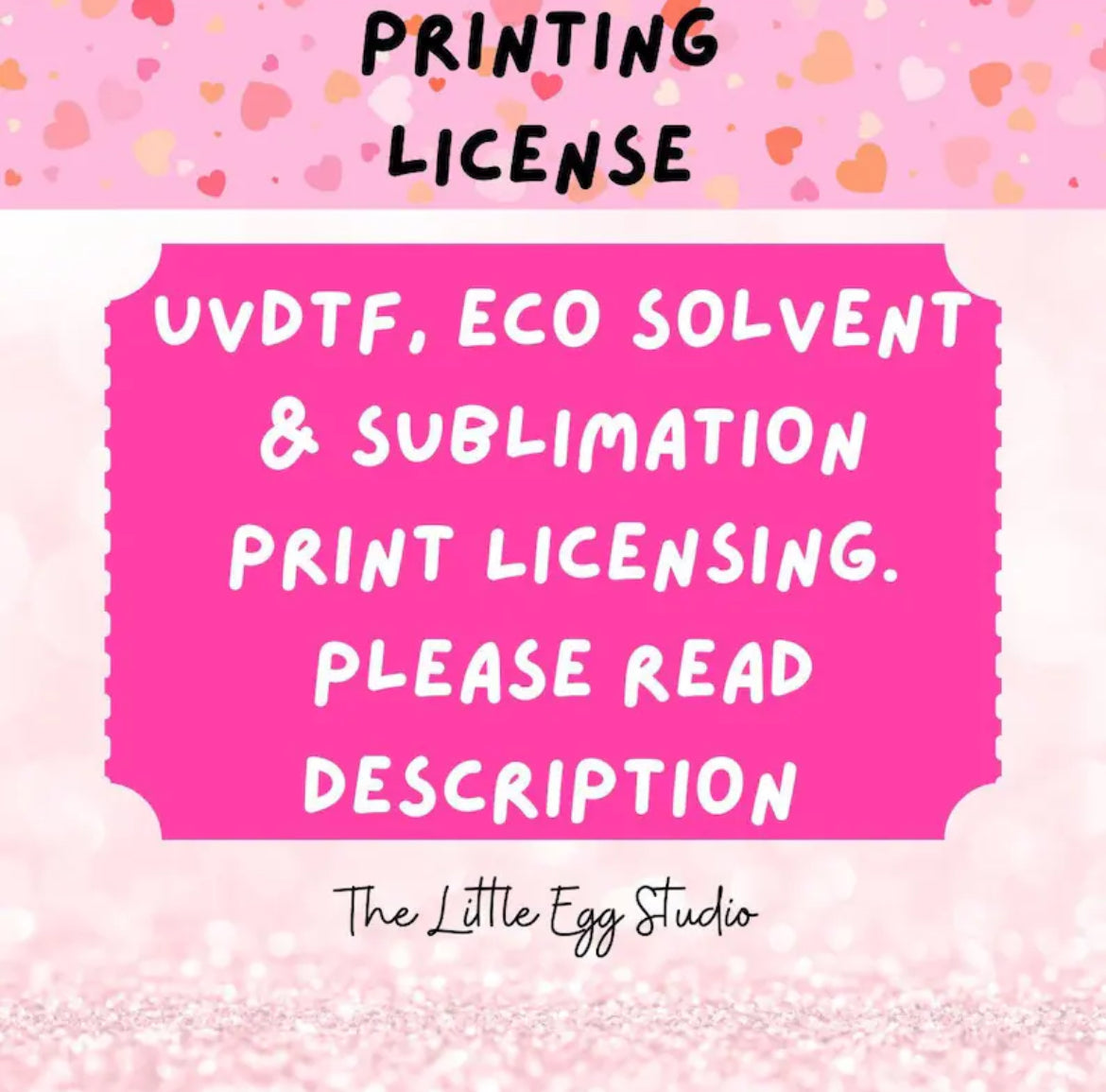 Printing License