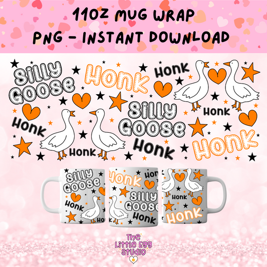 Silly Goose Mug PNG