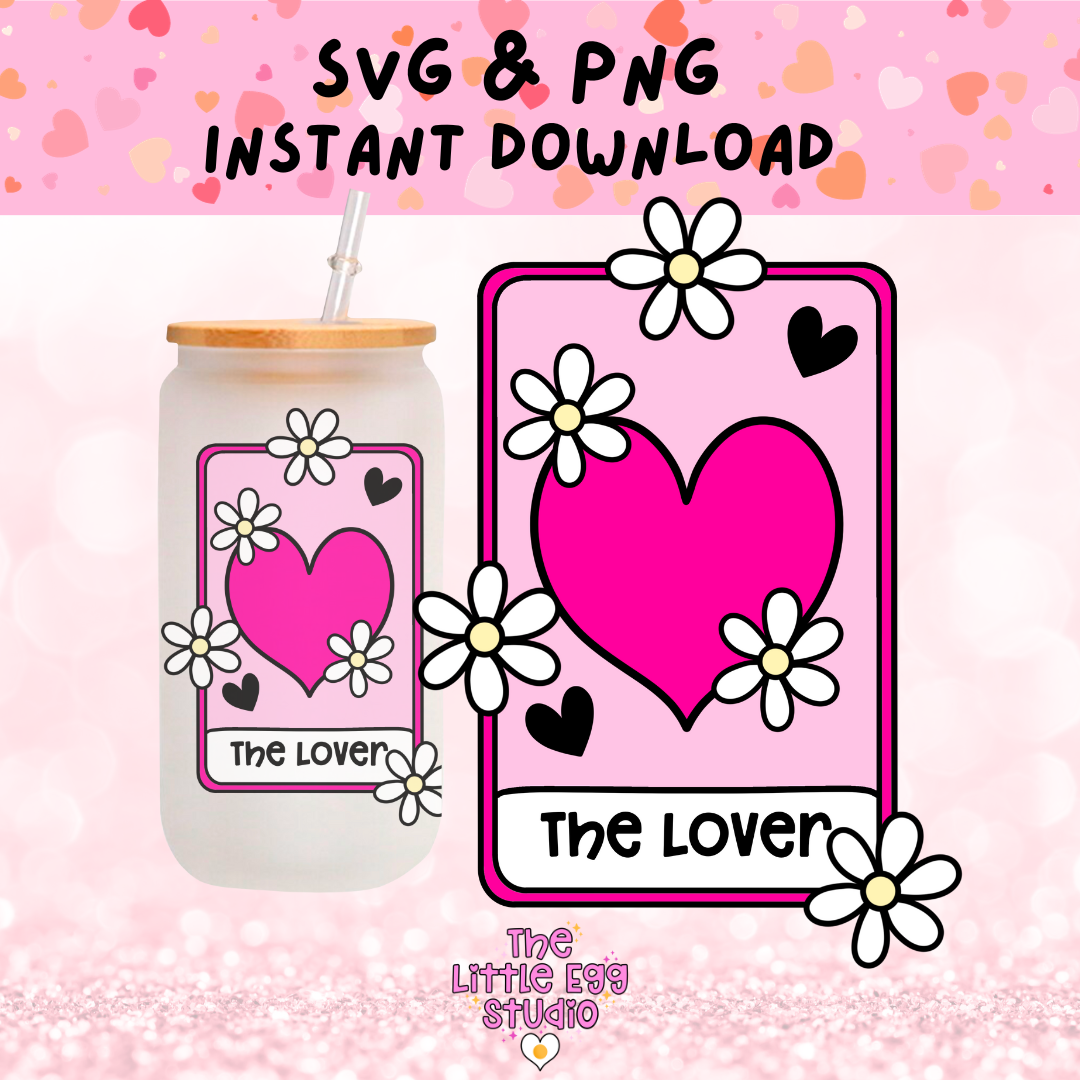 The Lover Tarot Card SVG & PNG