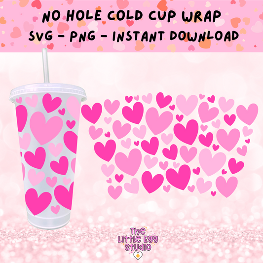 Hearts Cold Cup SVG