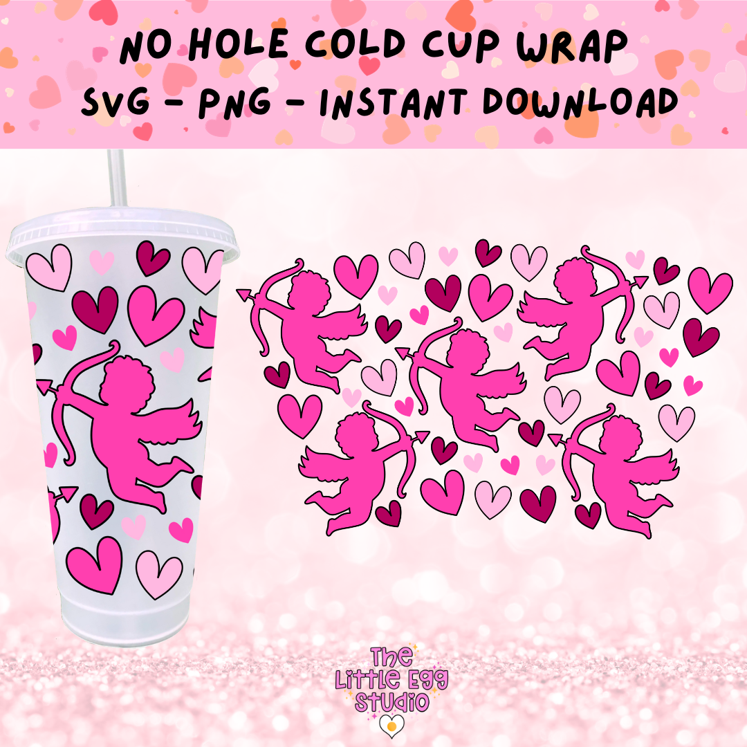 Cupid Cold Cup SVG