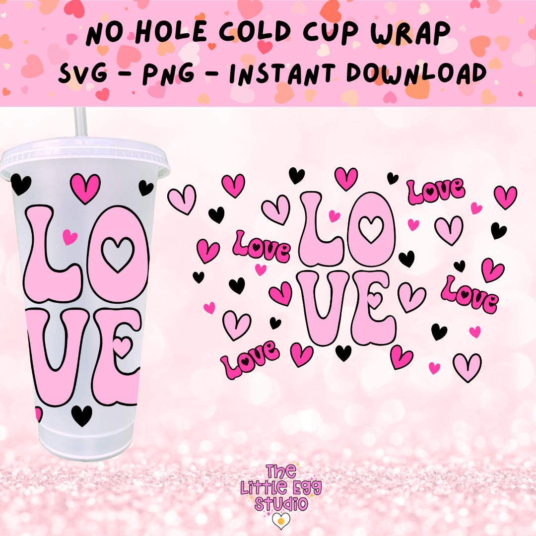 Love Cold Cup SVG