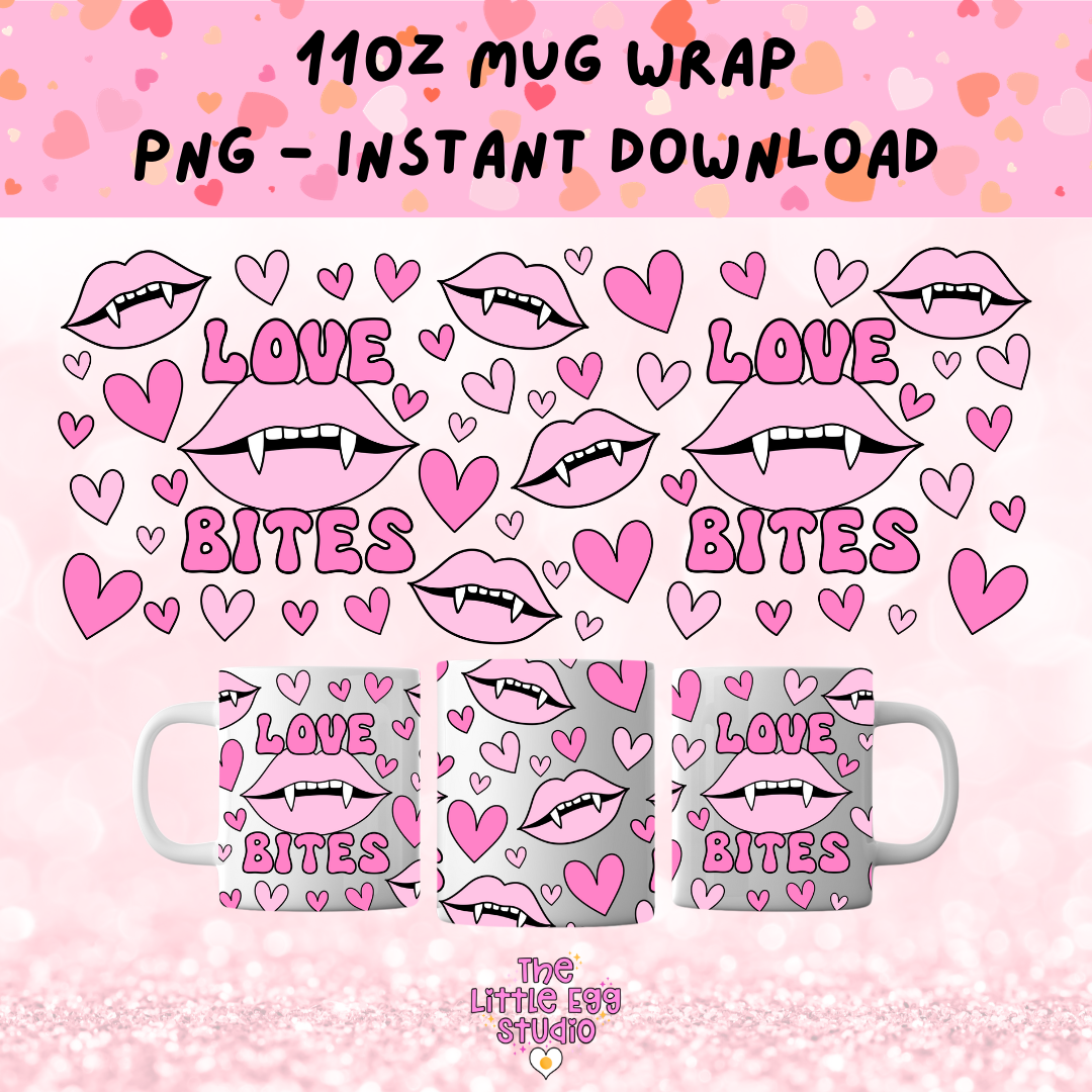 Love Bites Mug PNG