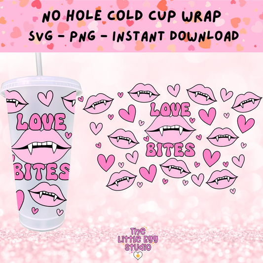 Love Bites Cold Cup SVG