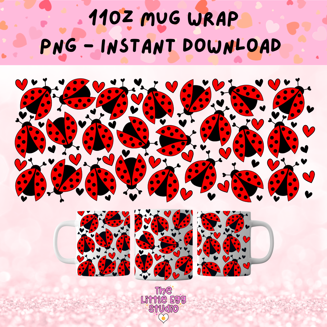 Ladybird Mug PNG