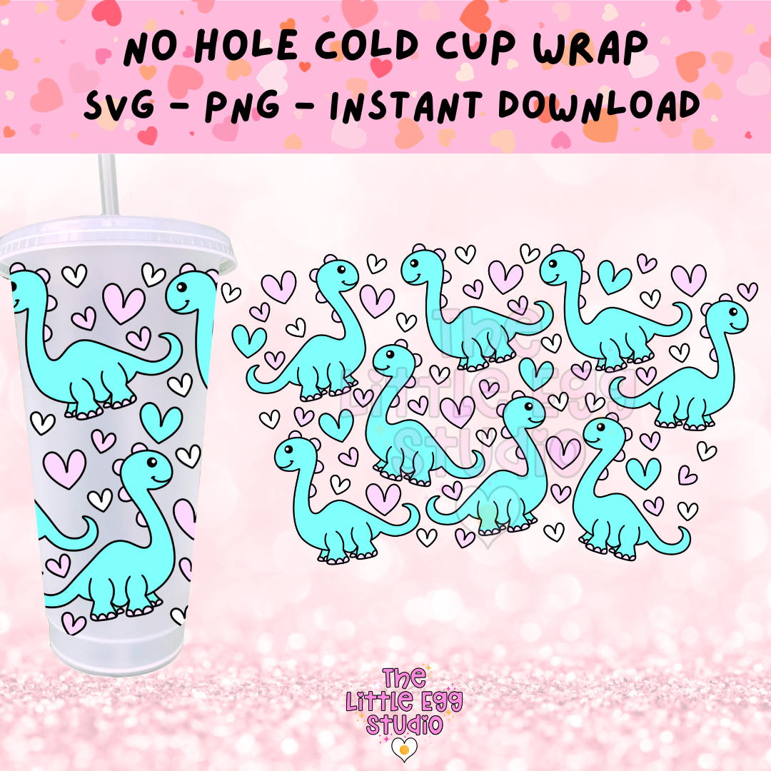 Dino Cold Cup SVG