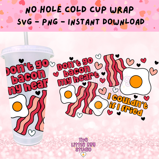 Eggs & Bacon Cold Cup SVG