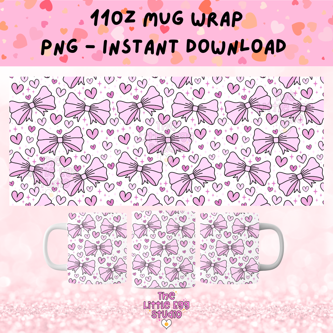 Bows Mug PNG