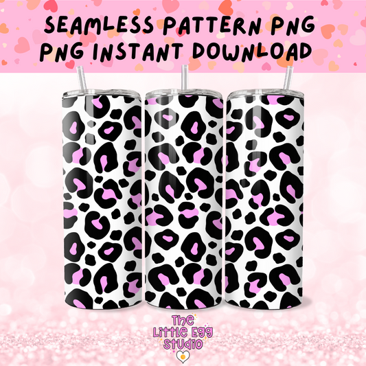 Leopard Print Seamless Pattern PNG