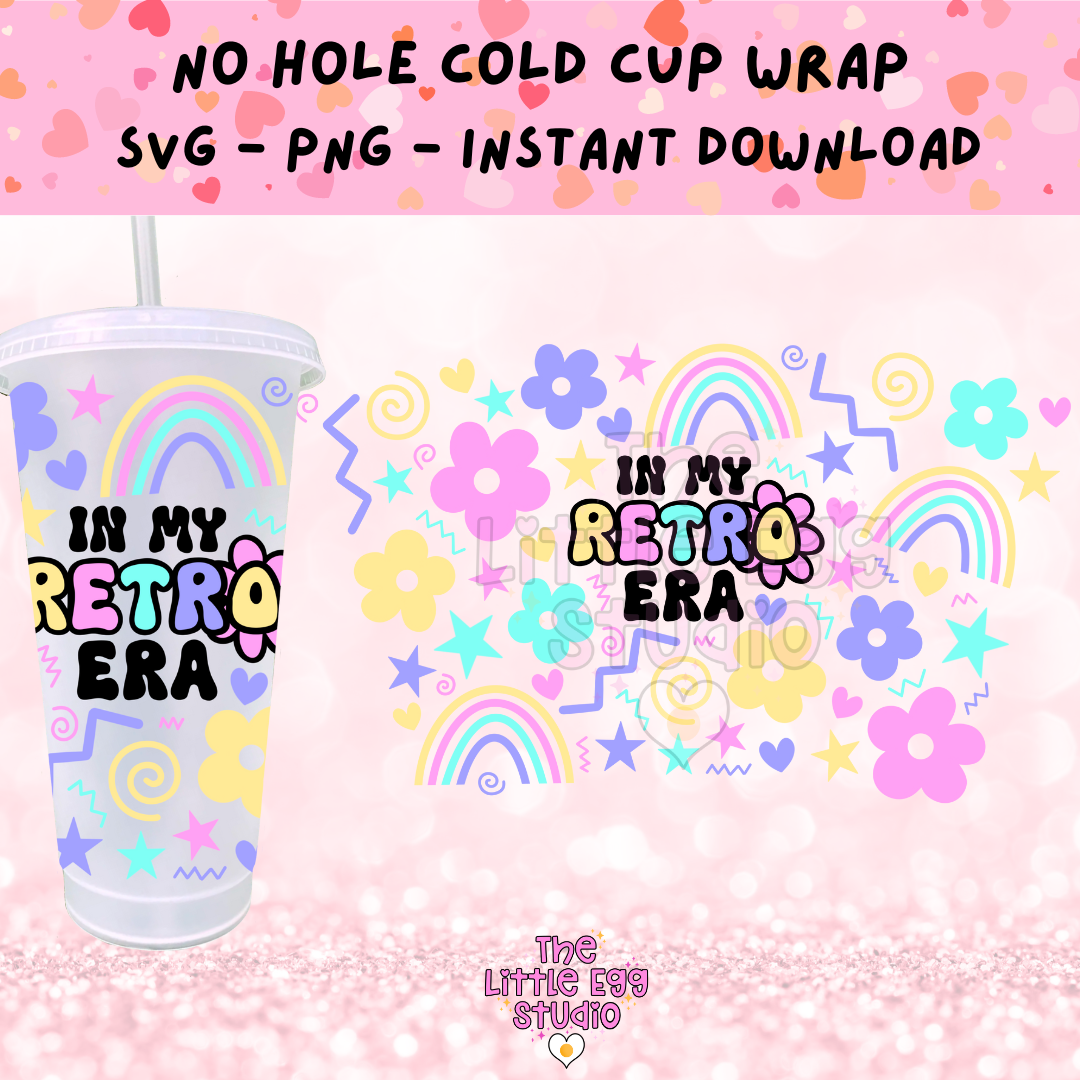 In My Retro Era Cold Cup SVG