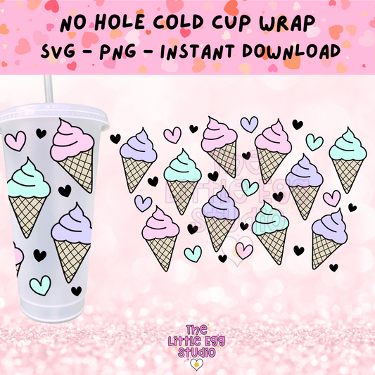 Ice Cream Cold Cup SVG