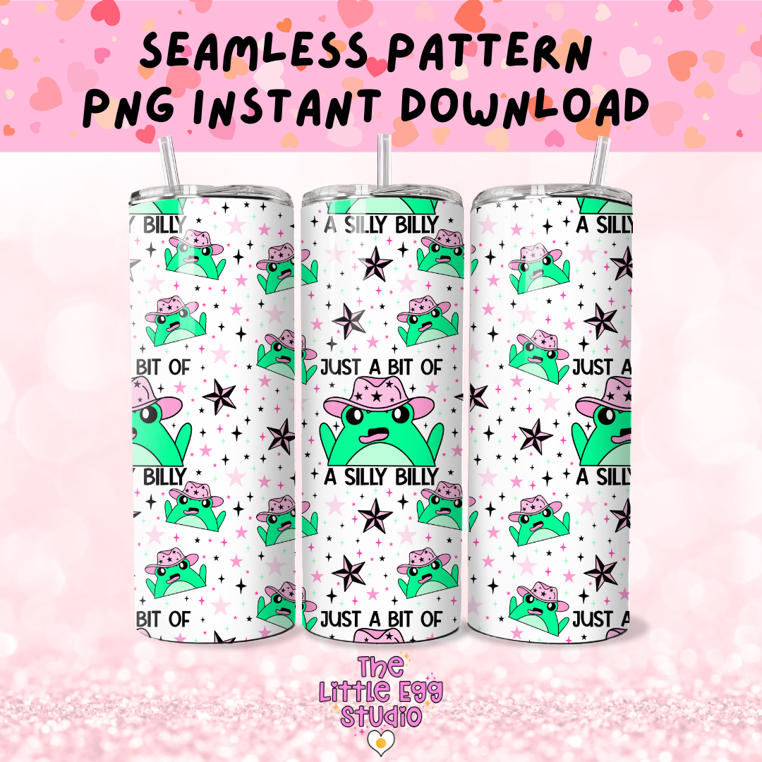 Silly Billy Seamless Pattern PNG