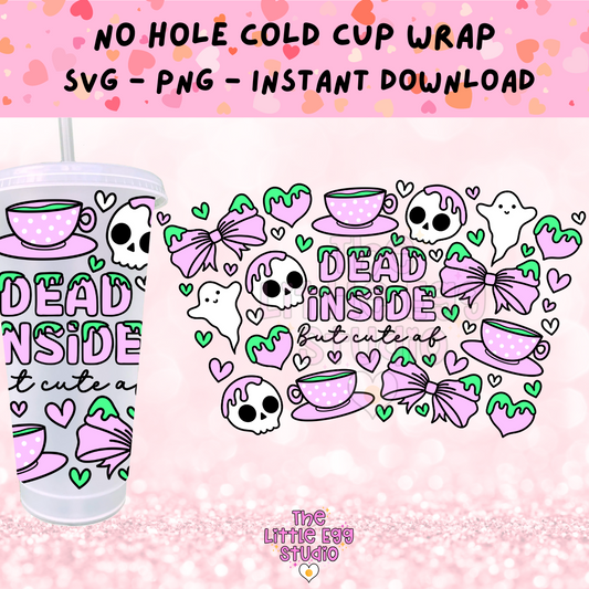 Dead Inside Cold Cup SVG