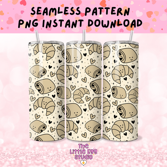 Pastry Seamless Pattern PNG