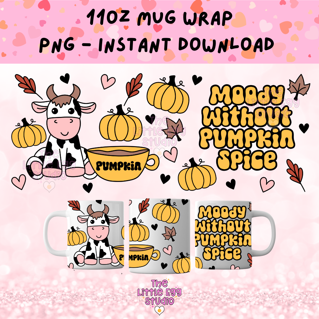 Moody Without Pumpkin Spice Mug PNG