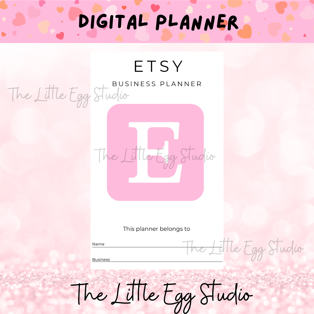 Etsy Shop Planner Digital