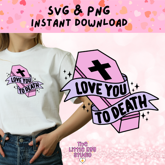 Pink Coffin SVG & PNG