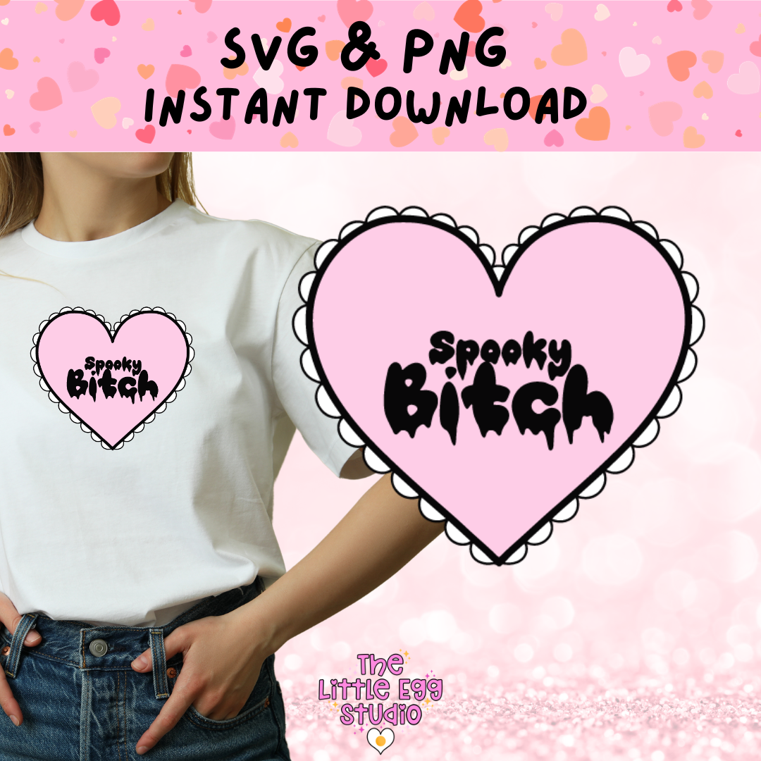 Spooky Bitch SVG & PNG